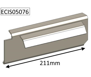 ECIS05076 Parkray LEFT Side Plate  |  Aspect 5 Slimline  |  Aspect 8 Slimline